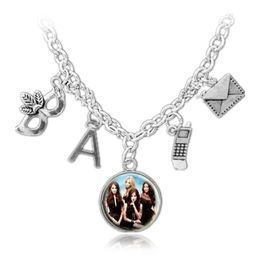 Television Soundtrack Pretty Little Liar Charm Necklace Got A Secret Can You Keep It Message Mask Pendant Necklace