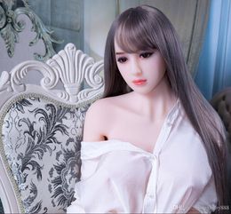 Half solid sex toys for adults real silicone sex doll men masturbator Japanese rubber women pussy