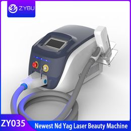 Popular Laser Tattoo Removal Machine ND Yag Laser For Pigment Removal Skin Whitening Freckle Removal Q Switch nd yag Laser Machine