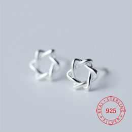 low priced jewelry UK - Mix Design China wholesale 925 Sterling Silver Stud Earrings low price Online Jewelry Shop Hope of Jews Star Elegant Women's Religious Jewellery