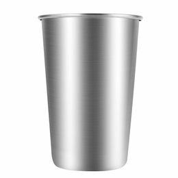 100pcs High Quality 350ML 304 Stainless Steel Stainless Steel Cup Cups Tumbler Pint Glasses Cold Beer Wine Drinking Mug