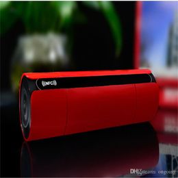 Portable KR8800 FM HIFI Bluetooth 4.2 Speaker Wireless Stereo Loudspeakers Super Bass Smart Touch Button Sounds Box Handsfree MICLED Display