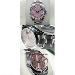 Original box certificate LADY watches 178240 Midsize Stainless Steel Pink Roman Dial 31MM