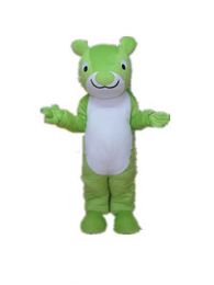 2018 factory hot a green squirrel mascot costume for adult to wear