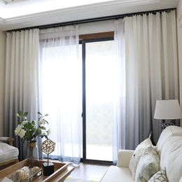1pcs Gradient Color Window Curtain for Living Room Bedroom Kitchen Decor Curtains and Blackout Curtains for Window Shading Rate 70%