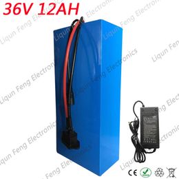 Electric Bicycle 36V Battery 12AH 500W EBike Battery 36V 12AH with 42V 2A charger 20A BMS 36V Lithium Scooter Battery for a bike