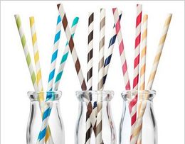 fda ecofriendly colorful drinking paper straws chevron stripe dot drink paper straws party favor 25pcs lot