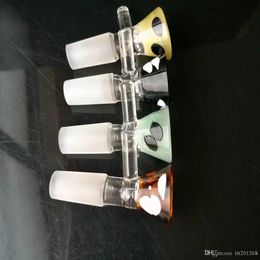 new High quality color point funnel connector , Wholesale Glass bongs Oil Burner Glass Pipes Water Pipes Oil Rigs Smoking Free Shipping