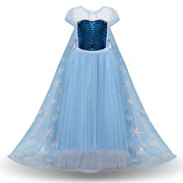 Baby Girls Summer Dress Kids Lace Tulle Skirt Princess Dress Children Girl Party Performance Dress W345
