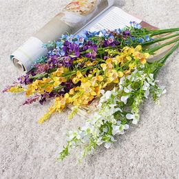 Silk Cat Mint Grass Plant (3 stems/piece) 29.53" Simulation Catmint Flower for Wedding Home Decorative Artificial Flowers