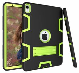 A type 3 Layer Heavy Duty Shockproof Kickstand Hybrid Robot Case Cover for iPad Pro 11 2018 20P