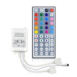 YWXLight 44 Keys Dual Connectors Output IR Remote RGB Dimmer