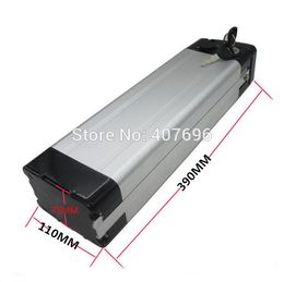 Free customs duty 1000W Ebike battery 36V 25AH silver fish Battery 36V li-ion battery use NCR18650GA cell with 30A BMS 2A Charge