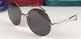 Großhandel neue Modedesigner-Sonnenbrillen 0395s Retro-Rundrahmen beliebter Avantgarde-Sommerstil hochwertige UV400-Schutzbrillen