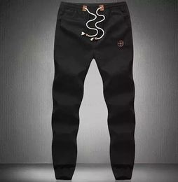 New Fashion Plus Size Drawstring Men Pants Fit Cotton Jogger Pants Men's Trousers Mens Harem Khaki Cargo 988