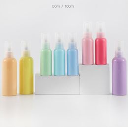 Macaron 50 / 100Ml Spray Bottle Travel Toner Cosmetic Refill Bottle Hand Sanitizer Disinfectant Refill Spray Bottle Free Shipping LX1536