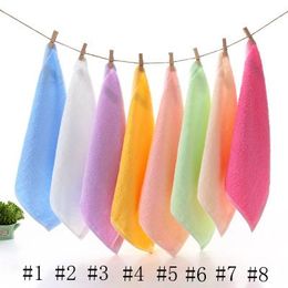 Baby Saliva Towel Bamboo Fiber Square Baby Towel Soft Absorbent Bamboo Small Square Towels Children's Baby Towel EEA1325