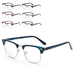 Wholesale-Frame Glasses Men Women Eyeglasses Spectacles RX Half Rim