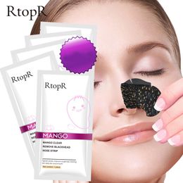 RtopR Mango Blackhead Remover Nose Mask Acne Treatment Pore Strip Face Lift Firming Peeling T Zone Care Oil-control Mask