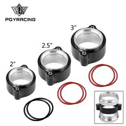 PQY - Exhaust V-band Clamp w Flange System Assenbly Anodized Clamp For 2" 2.5" 3" OD Turbo Dump Pipe PQY-VCE01/02/03