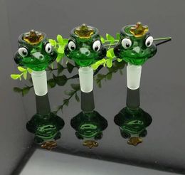 Frog cartoon glass bubble head Glass bongs Oil Burner Glass Water Pipe Oil Rigs Smoking Rigs