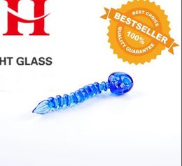 Blue Sultry Glass Smoking Accessories, Wholesale Bongs Oil Burner Pipes