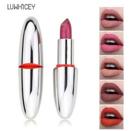 DHL 14 Color Matte Lipstick Lips MakeUp Waterproof Velvet Lip Stick Shimmer Nude Brown Lips Makeup Matt Long Lasting Lipsticks 72 pcs/lot