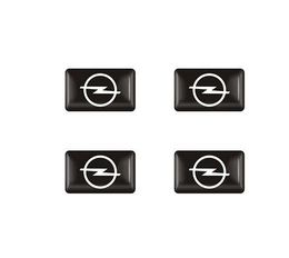 10pcs/set New Car styling small Decorative Badge Hub caps Steering wheel for opel opc renault Abarth Car Emblem Sticker