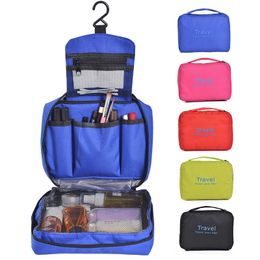 Large Capacity Cosmetic Bag Women Cosmetic Bag Organizer Waterproof Travel Bag Hanging Toiletry Wash Makeup Bags