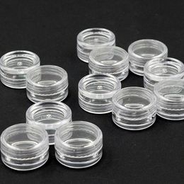 10g empty plastic bottle jar 10ml transparent clear cream box for skin cream nail art W9136