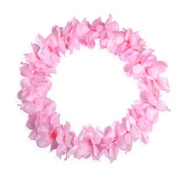 Collana Cerchietto Fiore Lei Hawaiano Ghirlanda Tropicale Hula Hawaii Fancy 12pcs