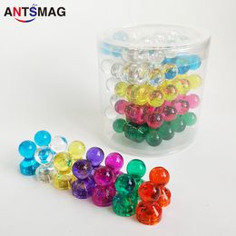 Push Pin Magnets,60 Pack Colourful Magnetic Push Pins,Magnetic Pushpins,Perfect Magnets For Map,Fridge Magnets,Whiteboard Magnets