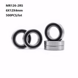 5x11x4 mm Rubber Sealed Ball Bearing Bearings BLACK MR115RS 100PCS MR115-2RS