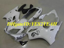 Injection Mould Fairing kit for Honda CBR600F4I 04 05 06 07 CBR600 F4I 2004 2007 ABS Cool White Fairings set+Gifts HY55