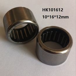 Free shipping 10x16x12mm 100pcs/lot HK101612 Drawn Cup Type Needle Roller Bearing 10*16*12mm