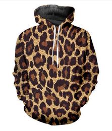 New Fashion Harajuku Style Casual 3D Printing Hoodies Leopard Men / Women Autumn and Winter Sweatshirt Hoodies Coats BW0191