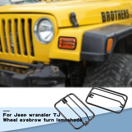 For TJ Wheel Eyebrow Turnsingal Vover Black For Jeep Wrangler TJ 1997-2006 Second Generati Factory Outlet Auto Internal Accessories