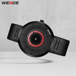 WEIDE Quartz Movement Waterproof Mens Luxury Leather Strap Date Clock Relogio Masculino Women Watch Buy One Get One Gift236q