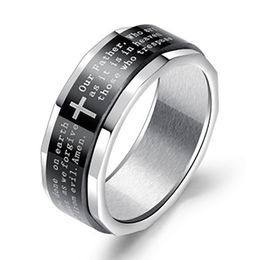 MetJakt Virgin Mary Ring Solid 925 Sterling Ring with Scripture for Unisex Anniversary Religious Jewelry