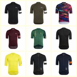 Summer Pro Team RAPHA Short Sleeve Roupa Ciclismo Cycling Jersey Breathable Bicycle Clothing Quick-Dry MTB Bike Sportswear Y20112107