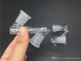 Z style Glass Drop Down adapter glass bong adpters glass smoking pipe adapters oil rigs adapters Male Female joint 14.4mm 18.8mm