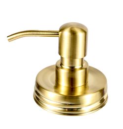 Gold Liquid Soap Dispensers Rust Proof 304 Stainless Steel Mason Jar Lid with Bird Head Metal Pump for Regular Mason Jars-No Jars