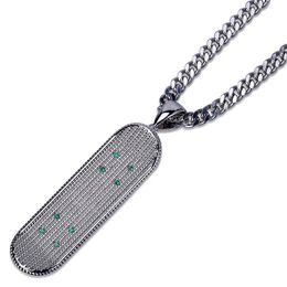 Fashion- Hop Necklace Jewelry Silver Gold Cuban Link Chain New Fashion Skateboard Pendant Necklace For Men