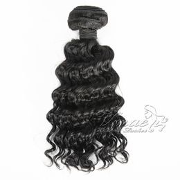 Natural Colour 100% Top Quality Brazilian Unprocessed Virgin Remy Human Hair Bundles Burgundy Deep Wave Human Hair Weaves