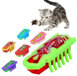 The latest pet toy electric mouse tease cat stick electronic mouse vibration will go cat toy cat interactive pet toy