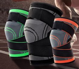 Sports kneepad outdoor pressure protection running mountain climbing knitting protective equipment wholesale Basketball Soccer football wear