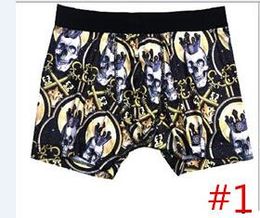 S-XL Mixed color Flower carton animal print mens boxer sexy funny men underwear france style underpants for men 20 models 3pcs a lot support