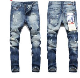 Top Herren Designer Kleidung Jeans Zerrissene Gerade Lange Jeans Mode Hosen Männliche Kleidung Hosen 0478