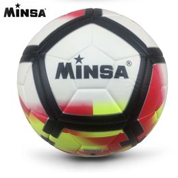 2018 New Brand MINSA High Quality A+++ Standard Soccer Ball PU Soccer Ball Training Balls Football Official Size 5