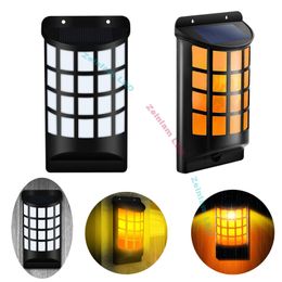 LED fire bulb fashion night lamp Solar Lights Outdoor Waterproof Dancing Flickering Flames Landscape Decoration Lighting